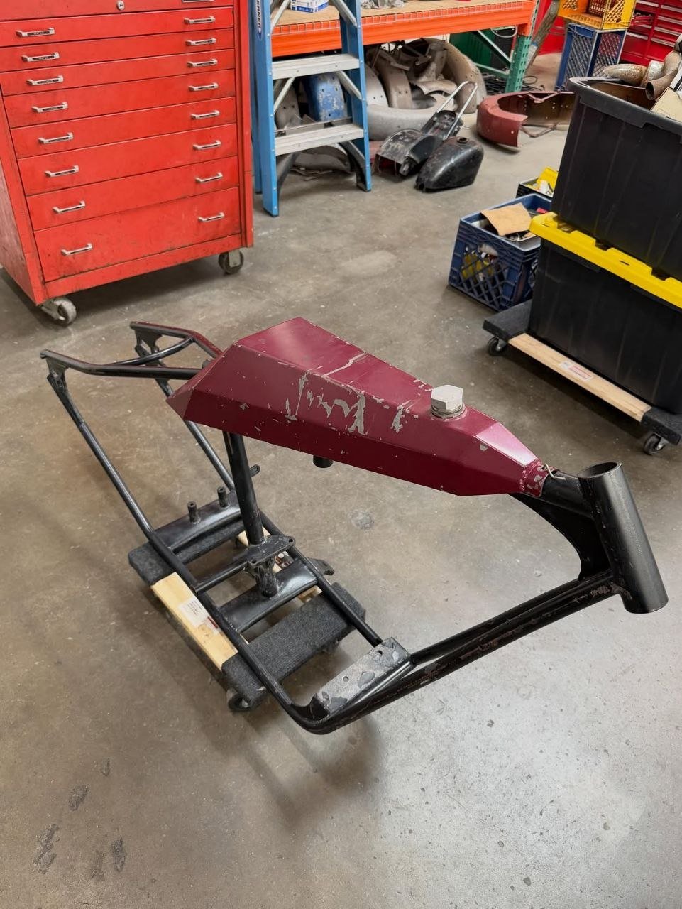 Original Arlen Ness Frame And Rocket Tank Set - Image 6