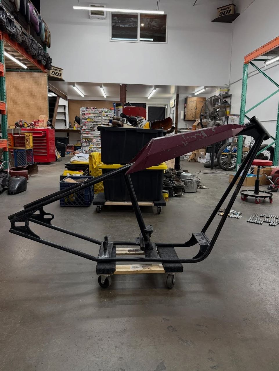Original Arlen Ness Frame And Rocket Tank Set - Image 5