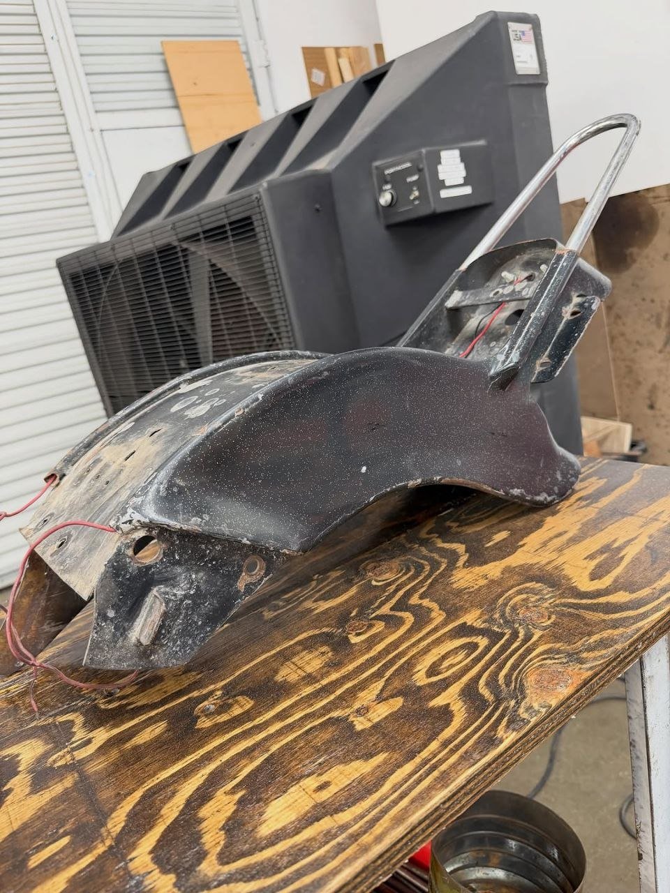Original Crazy Frank Fender And Sportster Tank Set - Image 2
