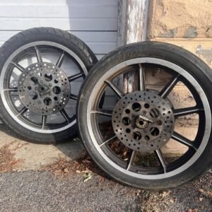 Custom Motorcycle Mag Wheels Set
