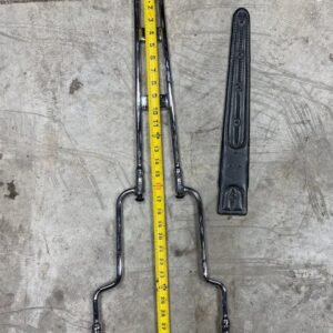 Chrome Sissy Bar With Leather Backrest Pad