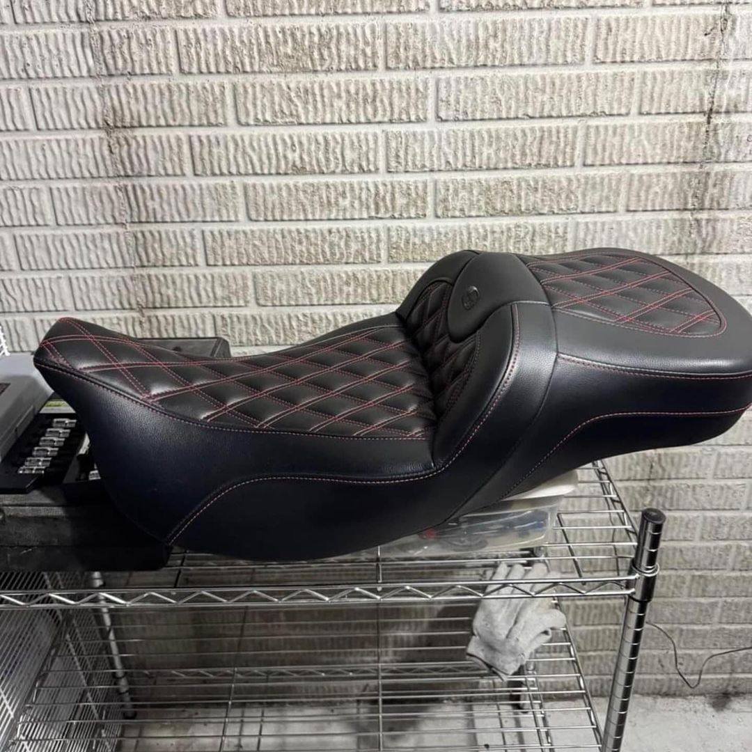 Saddlemen Road Sofa Extended Reach Seat For Harley Touring - Image 8
