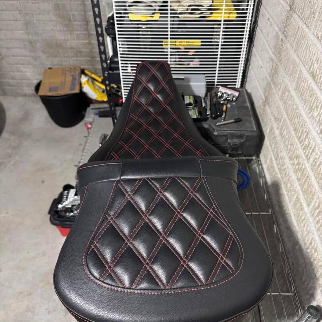 Saddlemen Road Sofa Extended Reach Seat For Harley Touring - Image 7