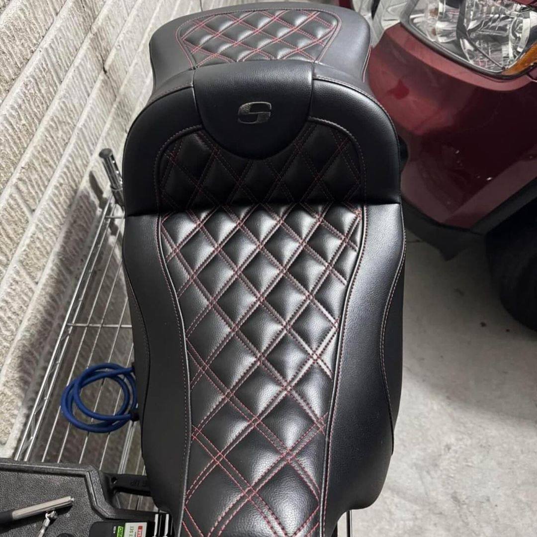 Saddlemen Road Sofa Extended Reach Seat For Harley Touring - Image 4