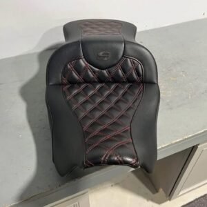 Harley Saddlemen Road Sofa Seat Red Stitching For Street Glide