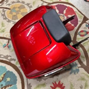 Bad Dad Pizza Box Tour Pack Candy Apple Red For Harley Touring