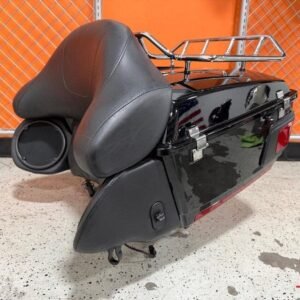 Advanblack Color Matched King Tour Pack With Saddlemen Pad