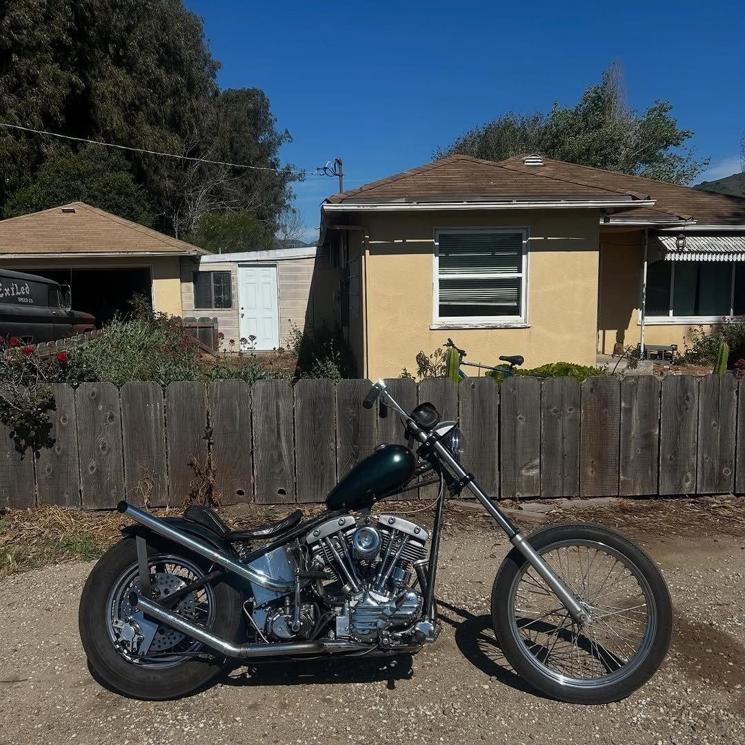 Custom Harley-Davidson Genny Shovel Fresh Rebuild Titled