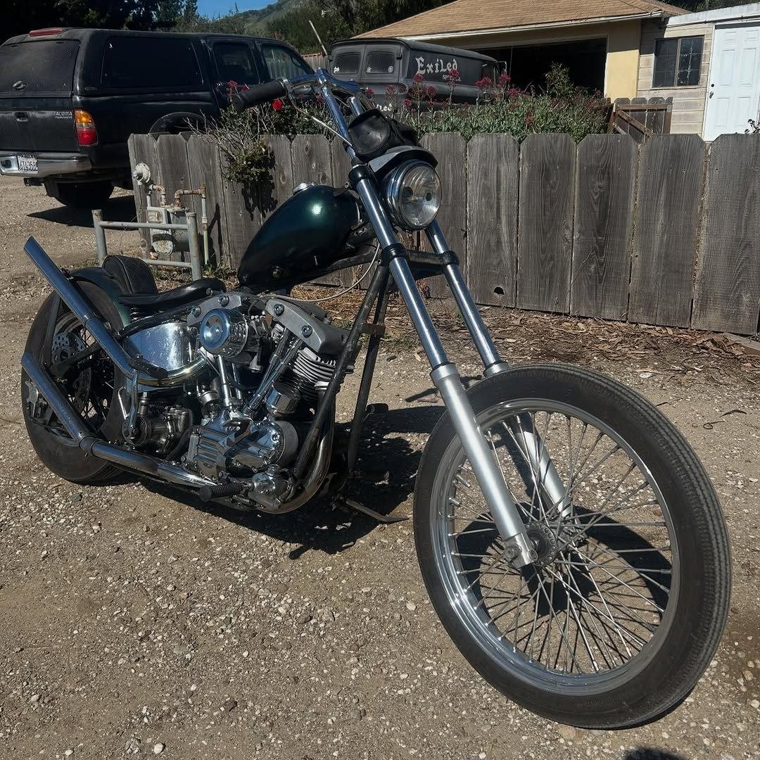 Custom Harley-Davidson Genny Shovel Fresh Rebuild Titled - Image 7