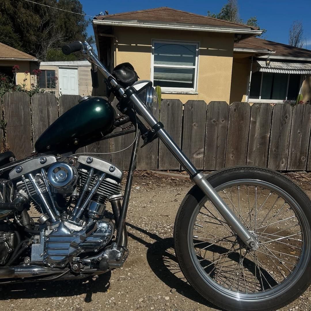 Custom Harley-Davidson Genny Shovel Fresh Rebuild Titled - Image 8