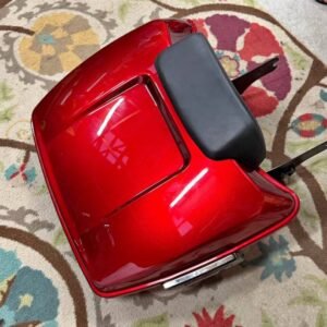Bad Dad Pizza Box Tour Pack Candy Apple Red Harley Touring