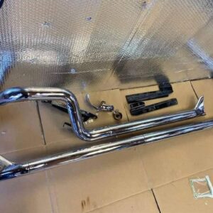 Cobra fishtail exhaust pipes for 2005 Harley-Davidson Softail motorcycle