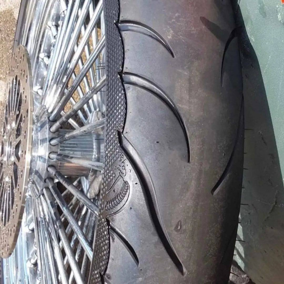 DNA Mammoth 23" Fat Spoke Wheel Set with Fender & Rotors for Harley-Davidson Touring Models - Image 6