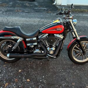 Harley-Davidson motorcycle part out with 96CI engine, transmission, frame, wheels, and front end components