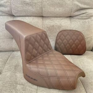 Saddlemen seat with passenger backrest pad for 2022-2023 Harley-Davidson motorcycle