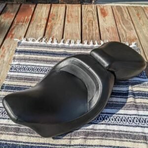 Harley-Davidson CVO low profile touring seat with passenger pillion for 2009-2023 Touring motorcycles