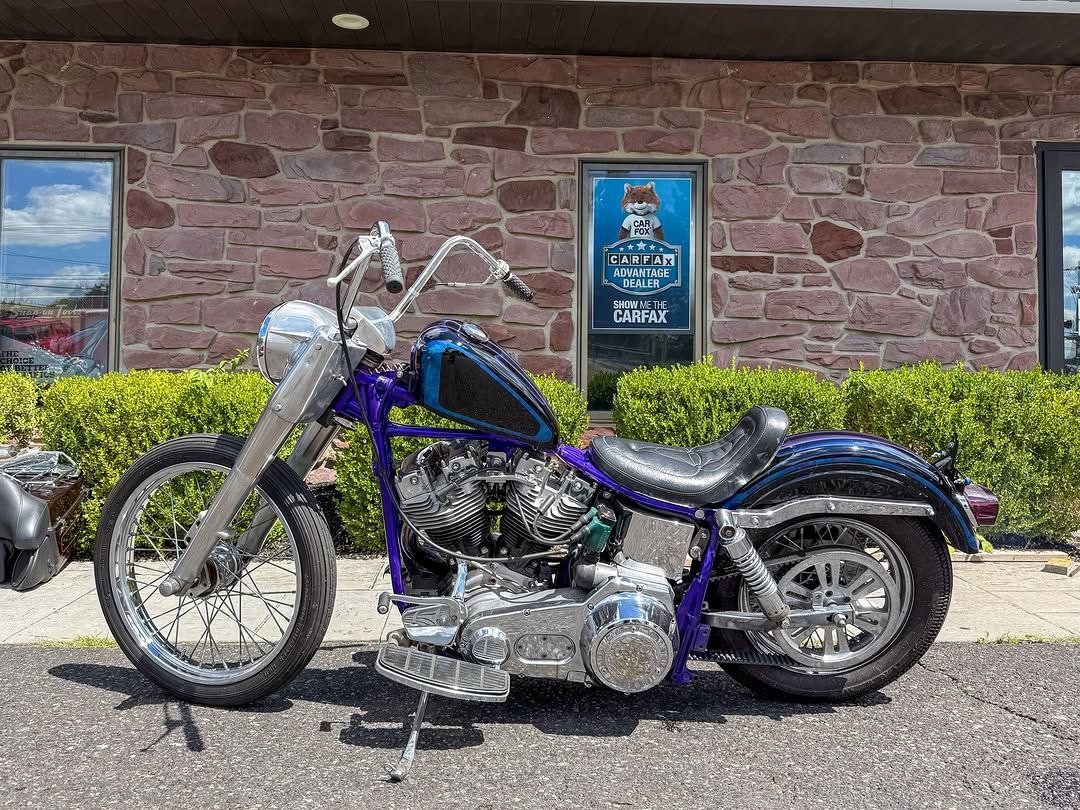 1982 Harley-Davidson Shovelhead FLH custom bobber chopper motorcycle