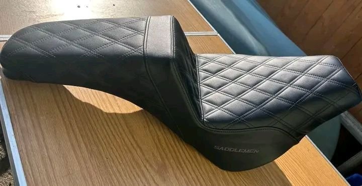 Saddlemen seat for Harley-Davidson FXBBS Street Bob and FXST Softail Standard motorcycles