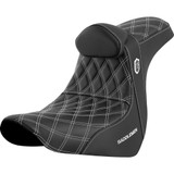 Saddlemen SDC gripper seat installed on Harley Low Rider S